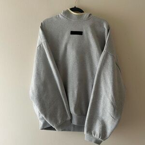 Essentials FEAR OF GOD Gray hoodie